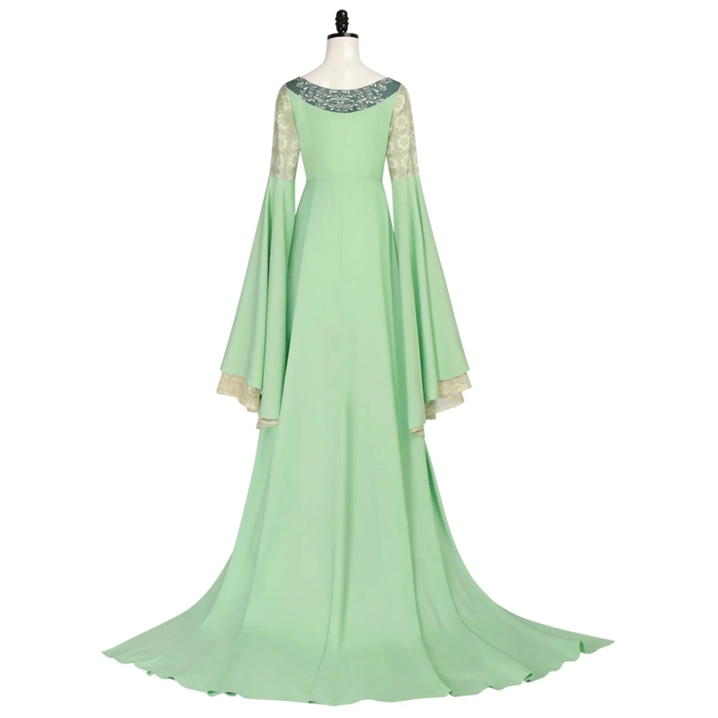 Arwen Cosplay Kostüm Grünes langes Kleid für Halloween-Party So ist Leben