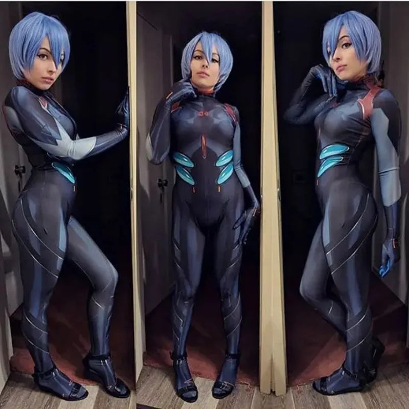 Erwachsene Anime Asuka Langley Soryu Mari Rei Ayanami Cosplay Kostüm Asuka Test Overalls Zentai Wasser T Hawween Bodysuit So ist Leben