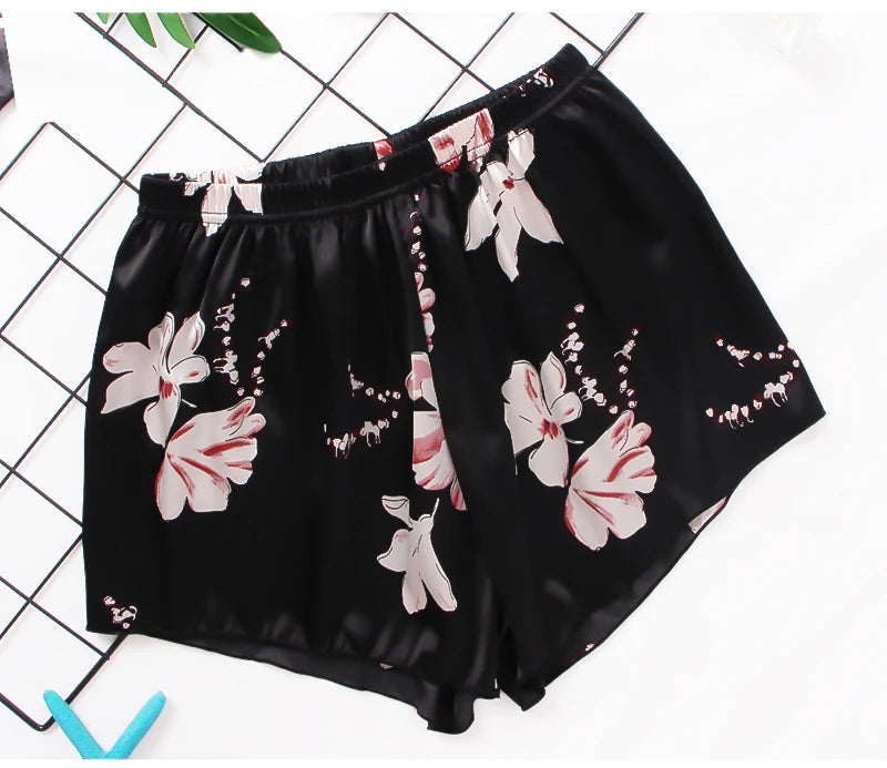 Damen Satin Seide Spitze Cami Weste Shorts Dessous Pyjamas Set Sommer Frauen Pyjamas Sets Zwei Stück Set Pijama Für Frau So ist Leben