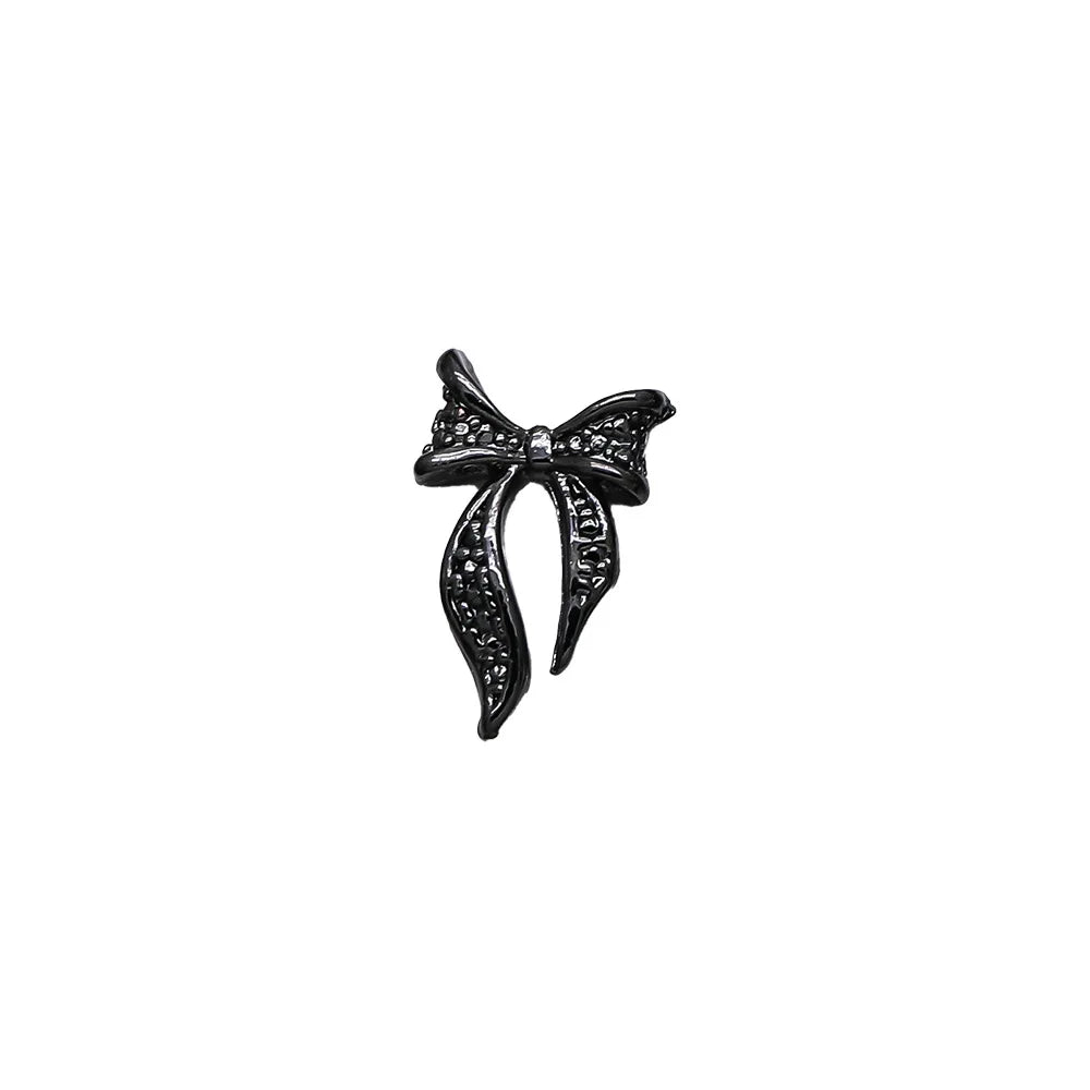 40PCS Dark Alloy Nail art Charms Schädel Bogen Skelett Palm Sinister Zubehör Für Halloween Nägel Dekoration Maniküre Liefert So ist Leben