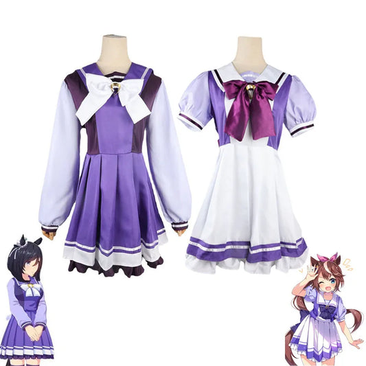 Spiel Sonder woche Mejiro McQueen Umamusume hübsches Derby uma Musume Racing Association Cosplay Kostüm Anime Schuluniform Anzug So ist Leben