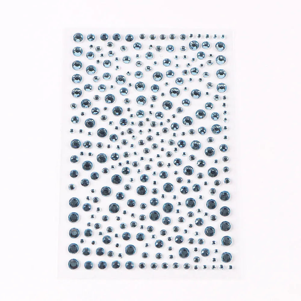 Selbstklebende Gesicht Dekoration Strass Aufkleber Musik Festival Halloween Party Telefon Kristall Aufkleber Kunst DIY Diamant Aufkleber So ist Leben