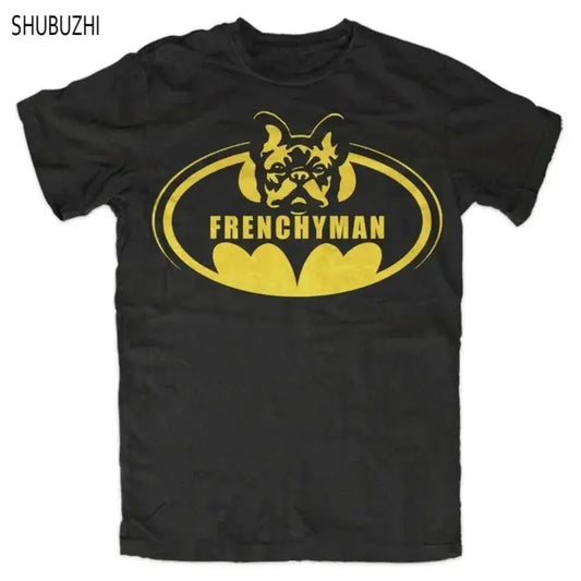 2024 NEW Frenchy Man T-Shirt Dog,Hund,Fun,Bat,Gotham,Justice,Bulldog,Kulitt,Logo Cotton O-neck T Shirt Summer Pl Tops - So ist Leben