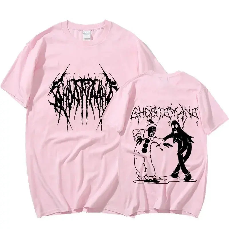 Männer Frauen Print Mode Hip Hop Metal Gothic Rock T Shirt - So ist Leben