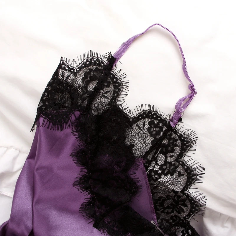 Damen Satin Seide Spitze Cami Weste Shorts Dessous Pyjamas Set Sommer Frauen Pyjamas Sets Zwei Stück Set Pijama Für Frau So ist Leben