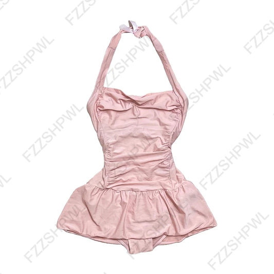 Frauen kleiden Spitze sexy Streetwear lässige Mode Vintage ästhetische Harajuku Hip Hop Y2K Punk schlank Grunge Chic Rock Hot Girl Kleid So ist Leben