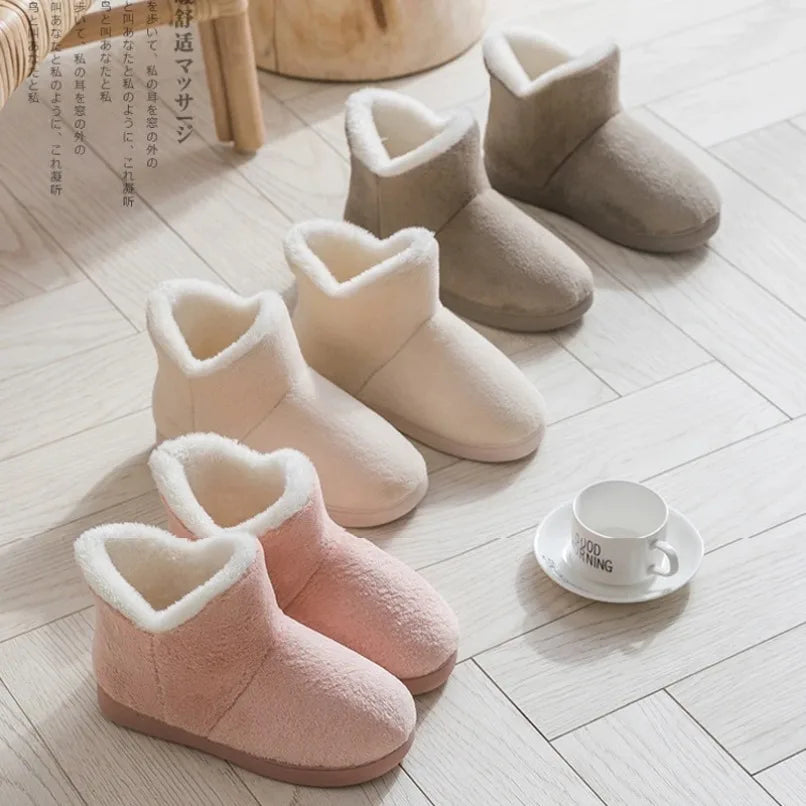 Haus Slipper Boot Cloud Damen Flip Flops Winter Warm Plüsch Indoor Home Schuhe - So ist Leben