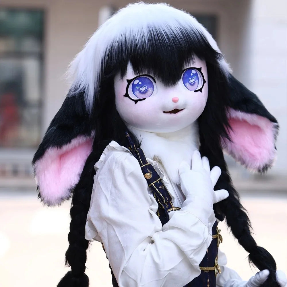 Furry Kig Kigurumi Tier Katze Kaninchen Puppe Tier Maske - So ist Leben