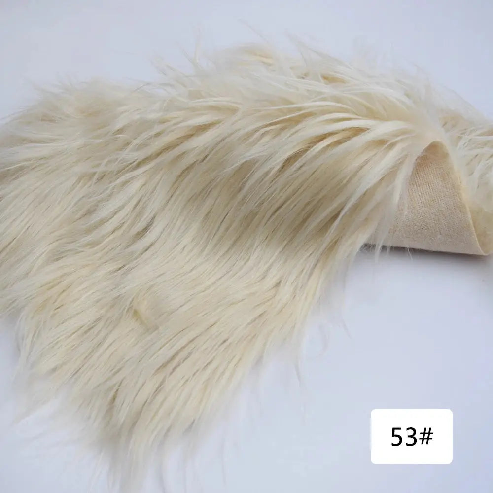 Diverse Farben Faux Pelz Stoff 25x45 cm 8 cm - So ist Leben