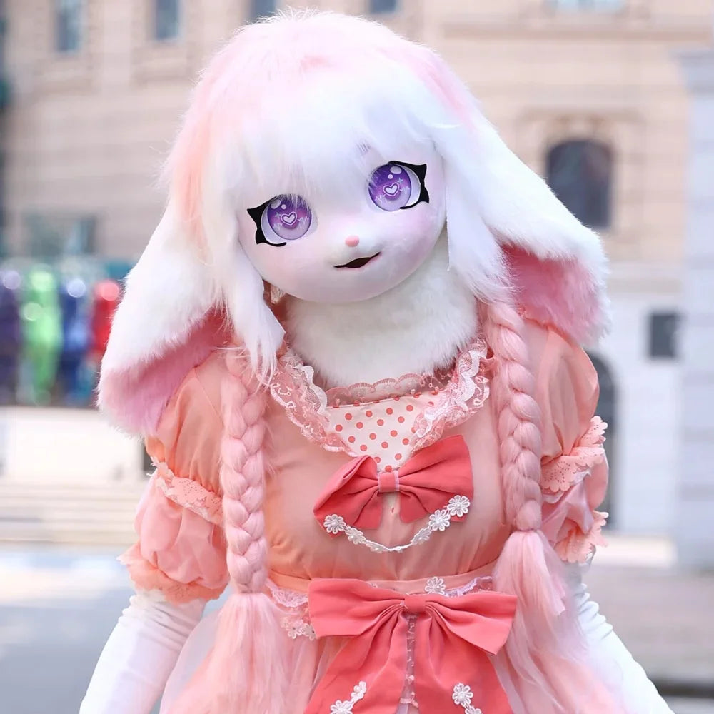 Furry Kig Kigurumi Tier Katze Kaninchen Puppe Tier Maske - So ist Leben