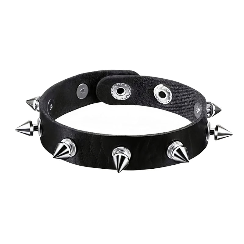T5UF Stylish Punk Rock Armband Square Nieten Punk Armband Trendy Gothic Jewelry für Individualität und Komfort geeignet So ist Leben