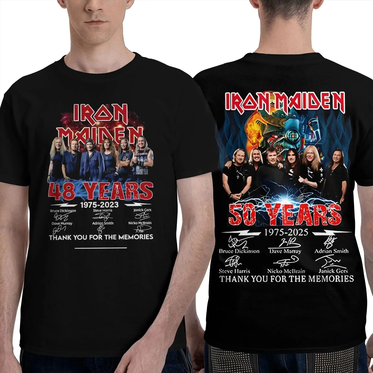 Vintage-T-Shirt aus Baumwolle mit rundem Kragen und kurzen Ärmeln - So ist Leben