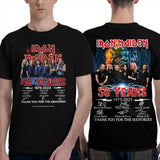 Vintage-T-Shirt aus Baumwolle mit rundem Kragen und kurzen Ärmeln - So ist Leben