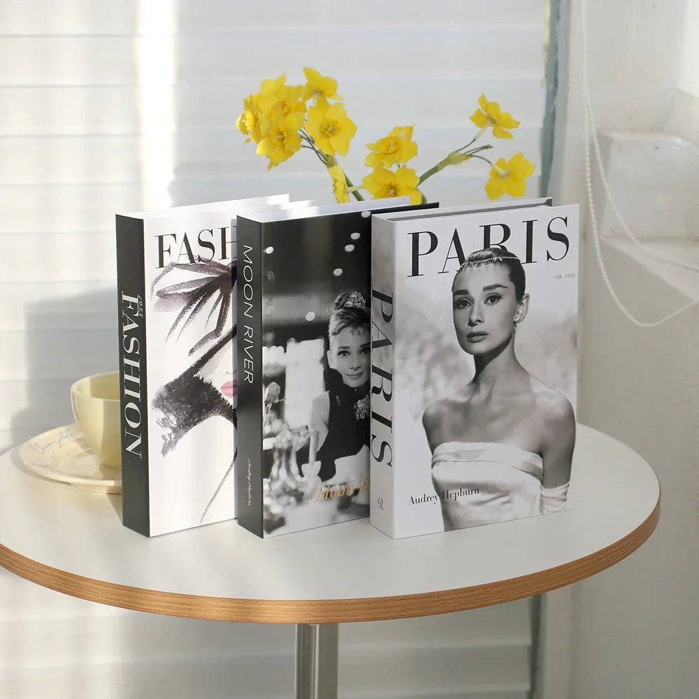 Wohnzimmerdekoration Designerbücher Couchtisch-Ornamente - So ist Leben