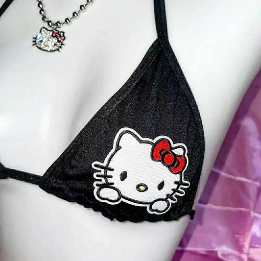 Hello‑Kitty Cosplay BH‑Top im Sanrio Cartoon Stil - So ist Leben