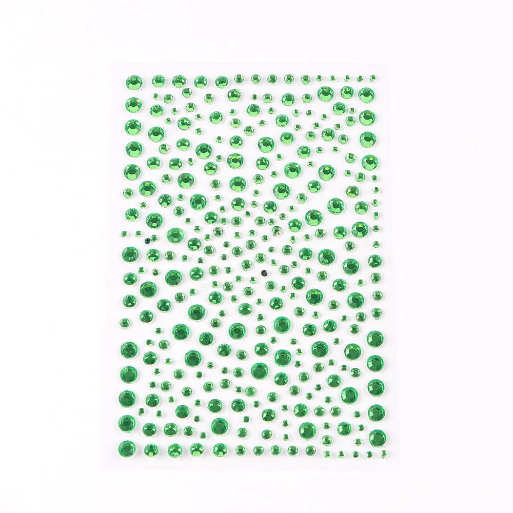 Selbstklebende Gesicht Dekoration Strass Aufkleber Musik Festival Halloween Party Telefon Kristall Aufkleber Kunst DIY Diamant Aufkleber So ist Leben