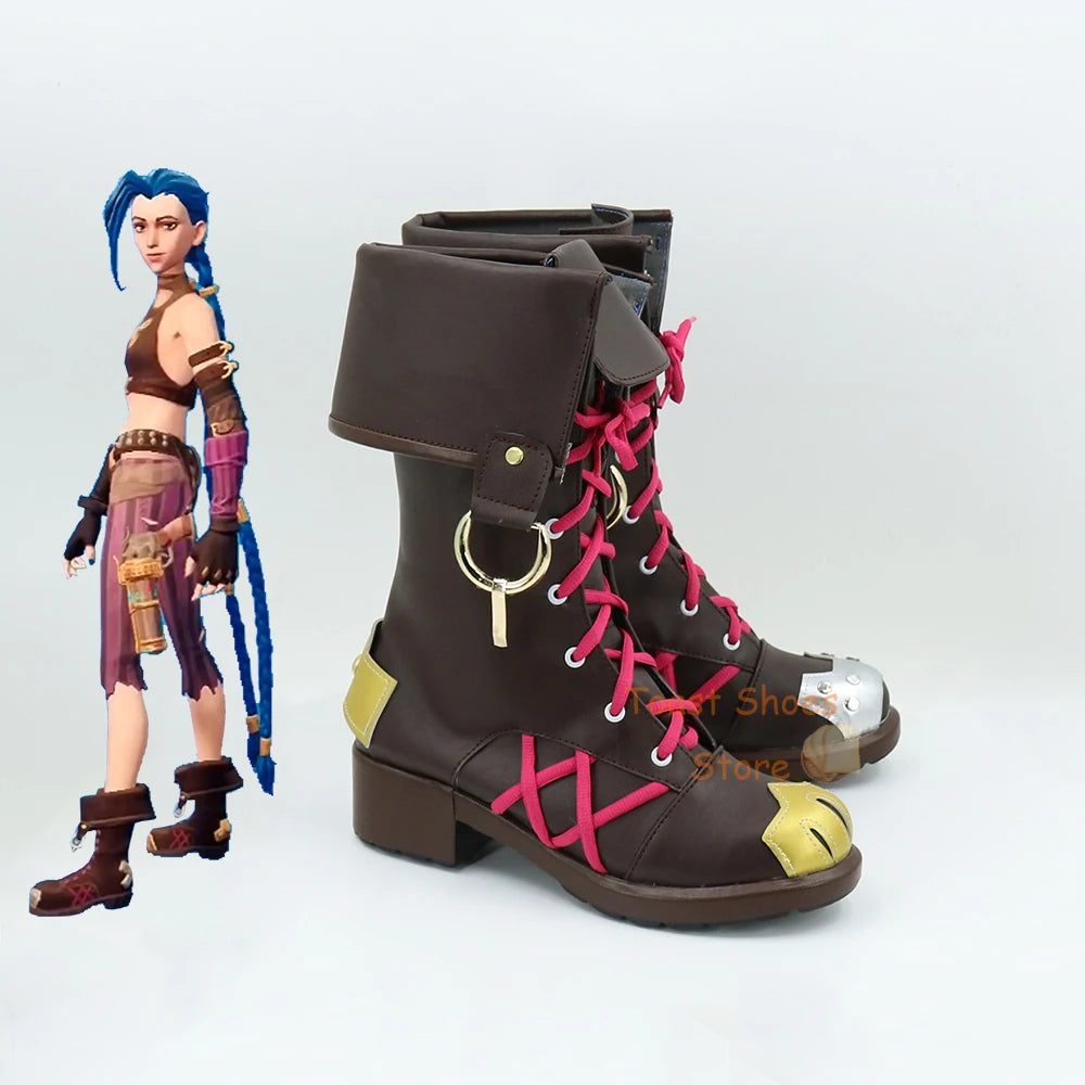 Spiel League of Legends Arcane Jinx Cosplay Comic-Spiel für Con Halloween Party Cosplay Kostüm Requisite 2025 So ist Leben