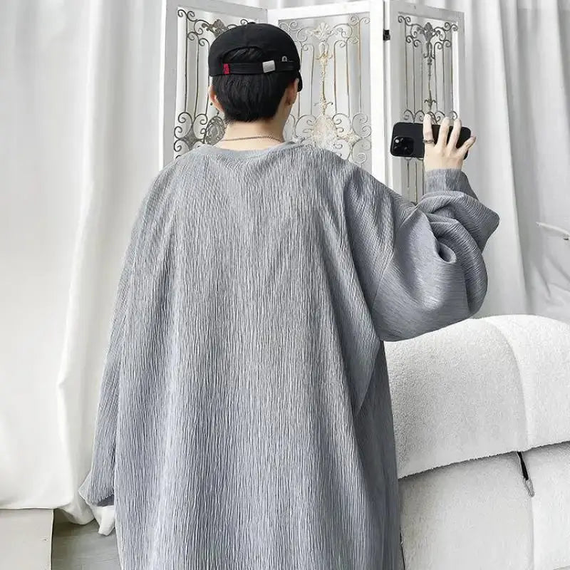High Street Locker sitzendes, bequemes Langarm-T-Shirt - So ist Leben