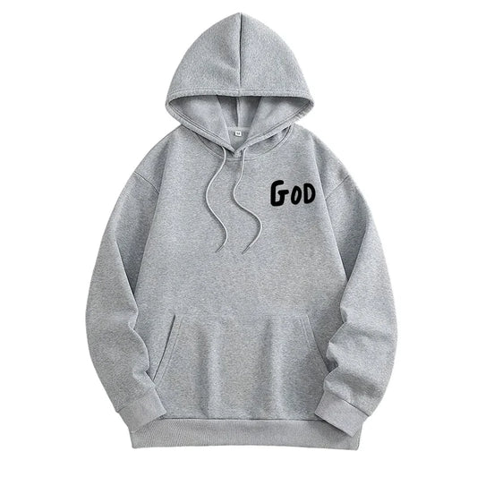 Lässiger, hochwertiger, langärmeliger Hoodie mit modischem Aufdruck für den Alltag - So ist Leben