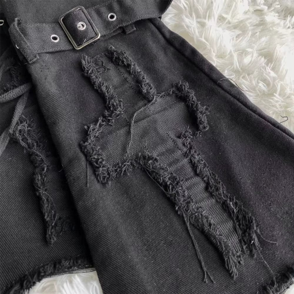 Moderne Denim‑Beinwärmer aus Baumwollmix So ist Leben