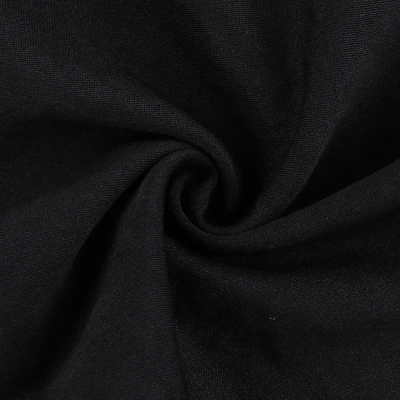 Goth Dark Acubi Mode Schwarz Swing A-linie Rock Punk Grunge Metall Schnalle Streetwear Frauen Bandage Röcke Mall Gothic Alt Tuch So ist Leben