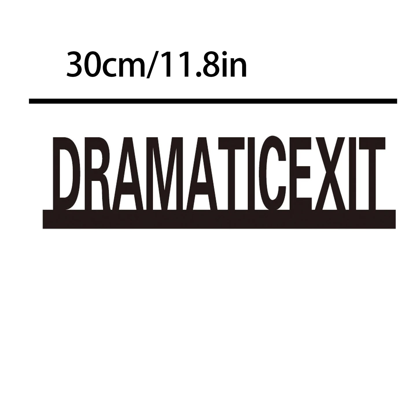 Schwarzes Türdesign, ideal für die Dekoration von Zuhause, Bar, Café, Theater, Kunstdekor - So ist Leben