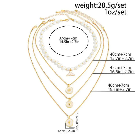 Lacteo 8 Stil Böhmen Vintage Unregelmäßige Geometrie Anhänger Choker Halskette Frauen 2026 Neue Trend Kreative Dame Charme Täglichen Schmuck So ist Leben