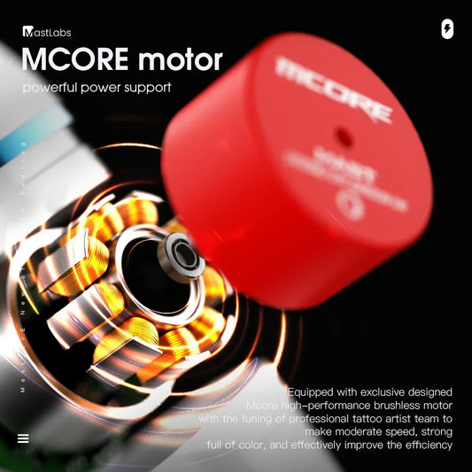 Mast Tattoo EVE Wireless Tattoo Stift Full Kit Bürstenlosen Motor Leistungsstarke Rotary Permanent Make-Up Stift RCA Tattoo Versorgung So ist Leben