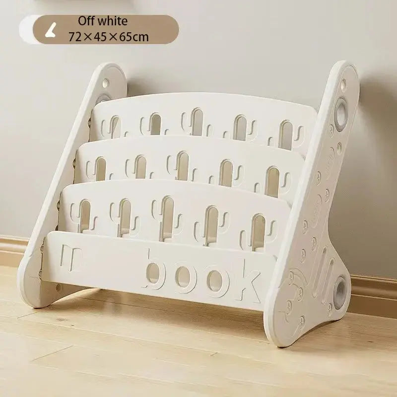 Eco-friendly Children's Bookshelf Home room Children's Picture Books Toy Storage Cabinet Snacks Sundries Organizer Rack - So ist Leben