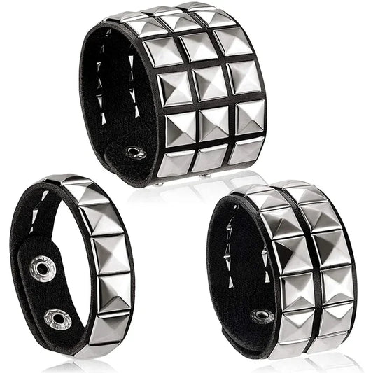 Fashion Square Bead Niet Metall Pyramide Gürtel Männer Frauen Punk Rock Hardware Jeans Gürtel Designer Gürtel Frau Taste Leder Armband So ist Leben