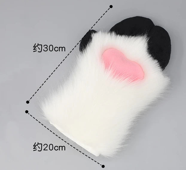 Furry Kig Paw Handschuhe Cosplay Kostüme Schaf Ziege Fursuit Tier Kralle - So ist Leben