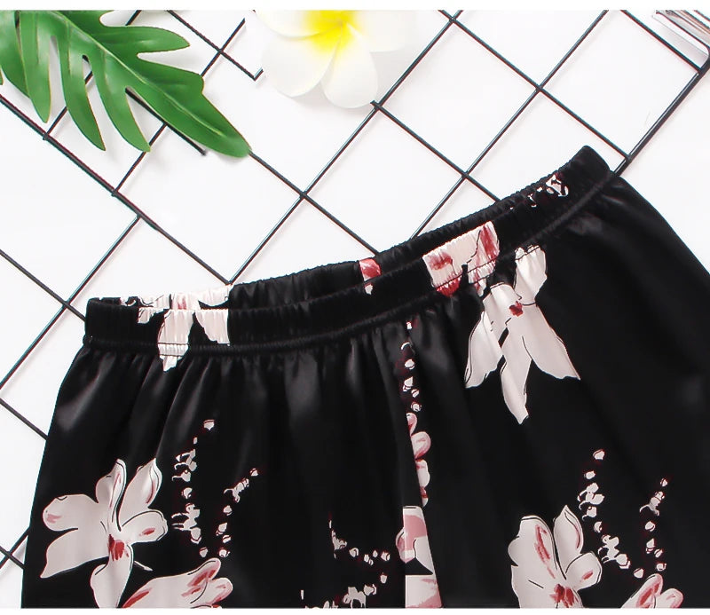 Damen Satin Seide Spitze Cami Weste Shorts Dessous Pyjamas Set Sommer Frauen Pyjamas Sets Zwei Stück Set Pijama Für Frau So ist Leben