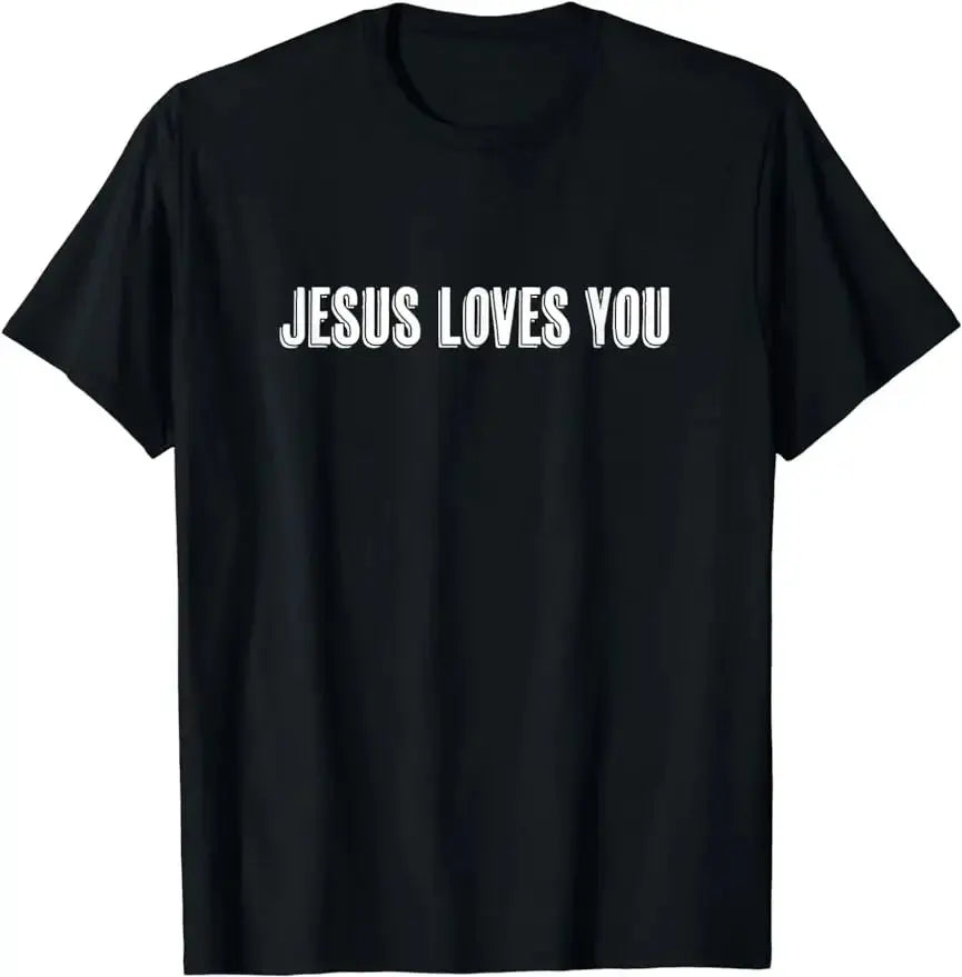 T-Shirt „Jesus ist König“, christlicher Glaube und Schriftvers, Unisex-Stil, für Damen und Herren, grafische, individuell bedruckte T-Shirts - So ist Leben