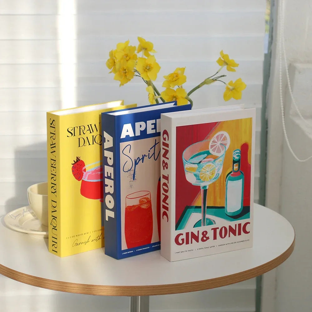 Wohnzimmerdekoration Designerbücher Couchtisch-Ornamente - So ist Leben