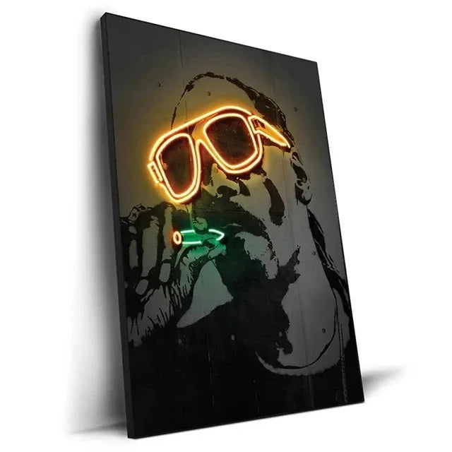 Leinwand Malerei Hip Hop Sänger Poster Wand Kunst Bar Wohnkultur - So ist Leben