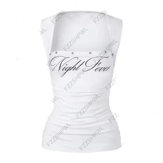 Y2K Crop Top, moderne Form, klare Struktur, Streetwear‑Design