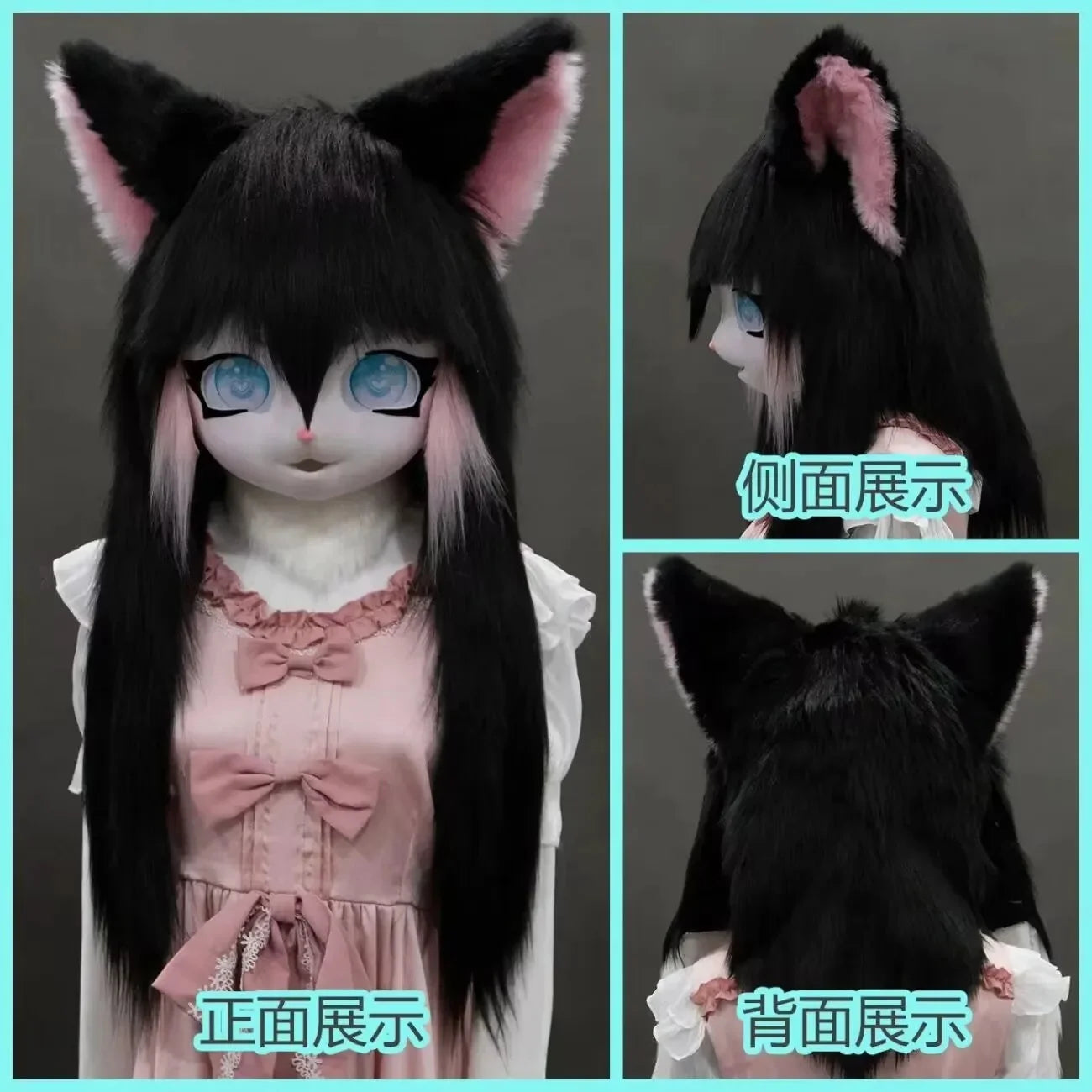 Furry Kig Kigurumi Tier Katze Kaninchen Puppe Tier Maske - So ist Leben