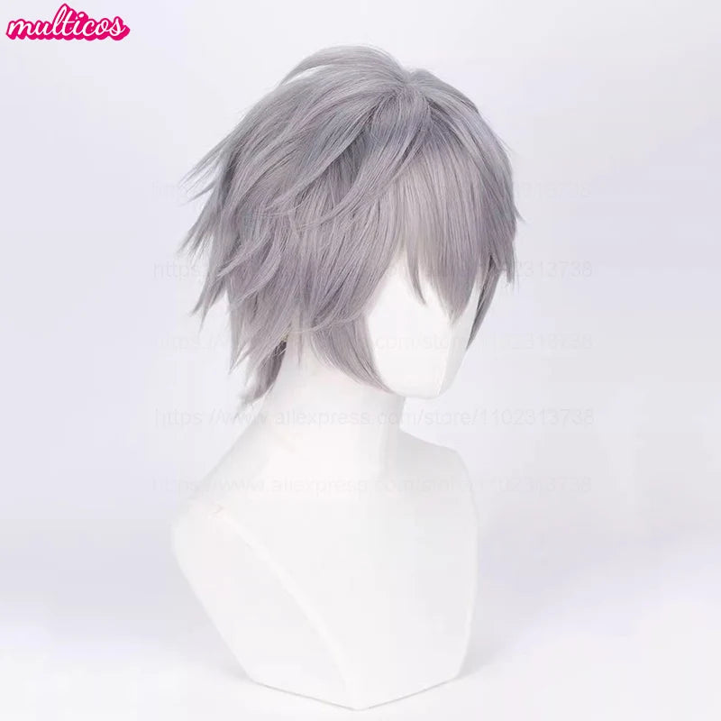 Till Cosplay Perücke Alien Bühne Cosplay Silber Grau Hitzebeständiges Haar Bühnenshow Conmic-Con Weihnachten Halloween Anime Perücken So ist Leben