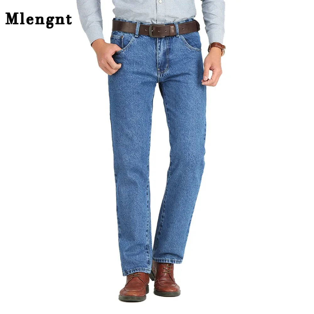 Männer Business Jeans Klassische Frühling Herbst Männlichen Baumwolle Gerade Stretch Marke Denim Hosen Sommer Overalls Slim Fit Hosen 2021 So ist Leben