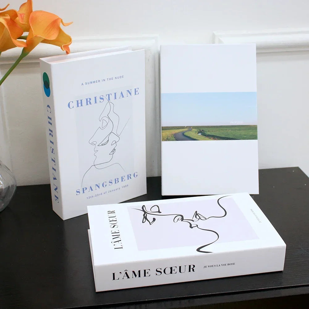 Wohnzimmerdekoration Designerbücher Couchtisch-Ornamente - So ist Leben