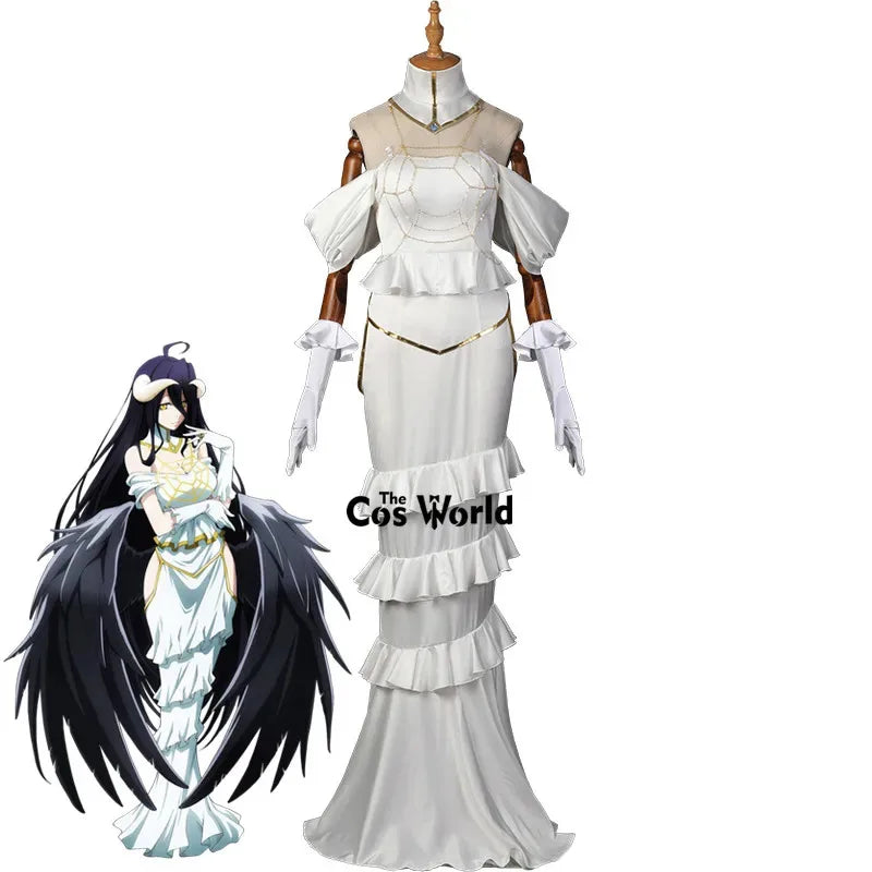 COSda@Overlord Albedo Weißes Kleid Outfits Anime Cosplay KostümeCOSda@ So ist Leben