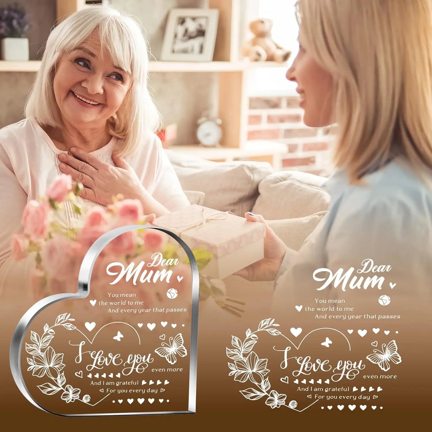 Geschenkidee für Mama/Mama zum Muttertag - So ist Leben
