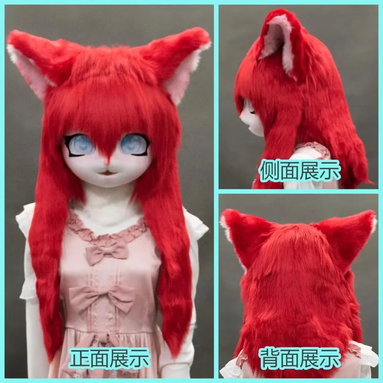 Furry Kig Kigurumi Tier Katze Kaninchen Puppe Tier Maske - So ist Leben