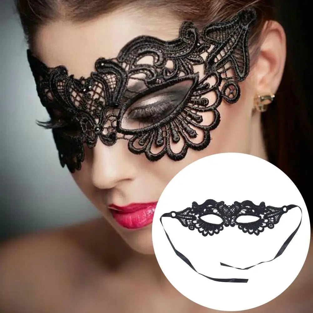 Mordarli Maskerade-Maske für Frauen, Spitzen-Augenmaske für Halloween, Kostüm, Party, Maskerade-Maske für Frauen So ist Leben