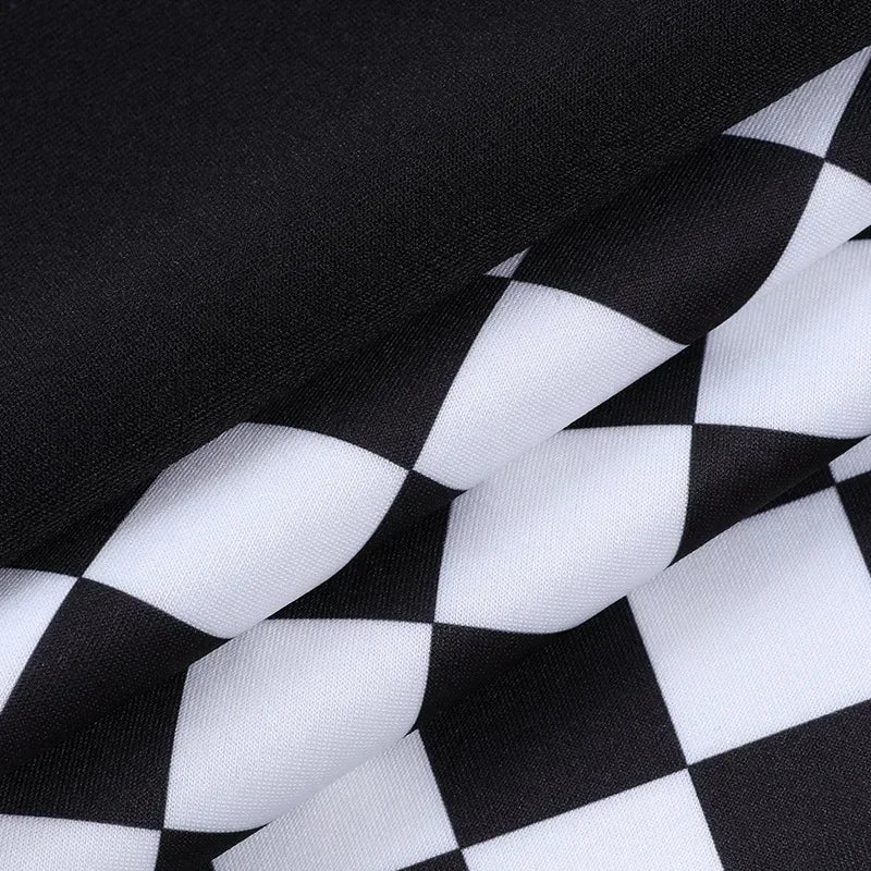 Patchwork Goth Plaid sexy Minirock Frauen Harajuku Mode Falten rock Punk ästhetische Sommer hohe Taille Rock 2021 So ist Leben