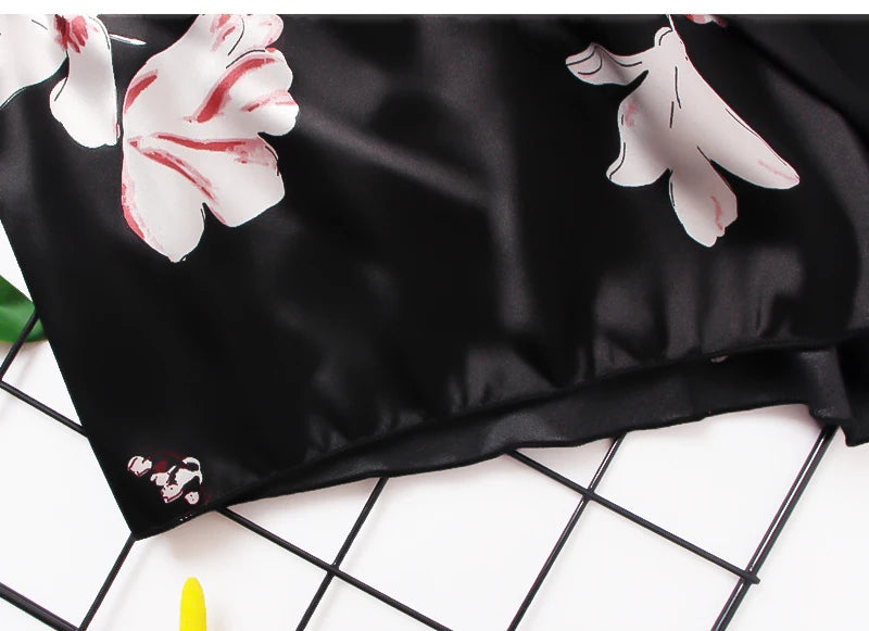 Damen Satin Seide Spitze Cami Weste Shorts Dessous Pyjamas Set Sommer Frauen Pyjamas Sets Zwei Stück Set Pijama Für Frau So ist Leben