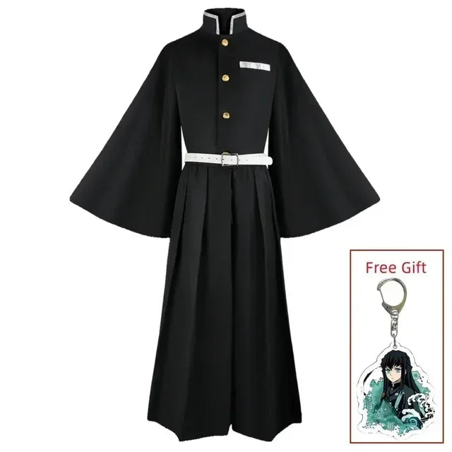 Anime und Zylinder Muichiro Kospy Kos Tsume Dämon Sayaer Kospy Dämonentöter: Kimetsu no Yaiba Dämonentöter Uniform Perücke Haween Kos Tsume für Frau So ist Leben