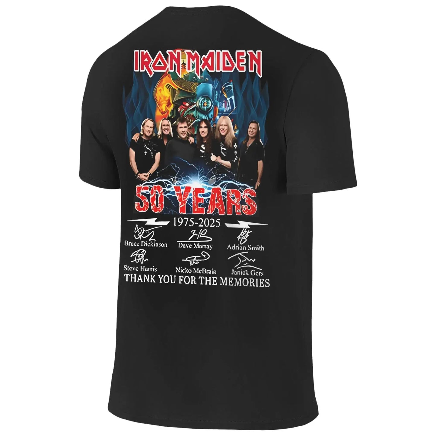 Vintage-T-Shirt aus Baumwolle mit rundem Kragen und kurzen Ärmeln - So ist Leben