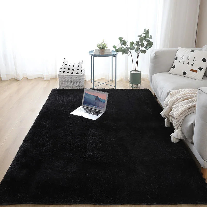 Stil Pelzigen Matte Moderne Schlafzimmer Nacht Teppiche Wohnzimmer Dekoration - So ist Leben