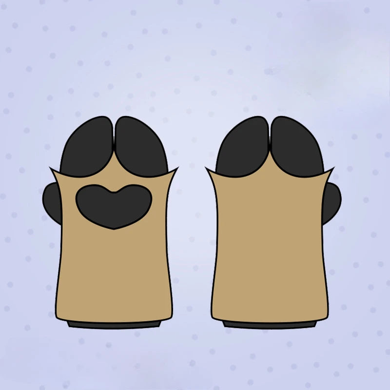 Furry Kig Paw Handschuhe Cosplay Kostüme Schaf Ziege Fursuit Tier Kralle - So ist Leben